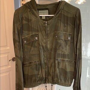 Marrakech Women's Green Camo Utility Jacket